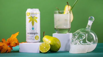 Pear Lime CBD Mocktail Recipe