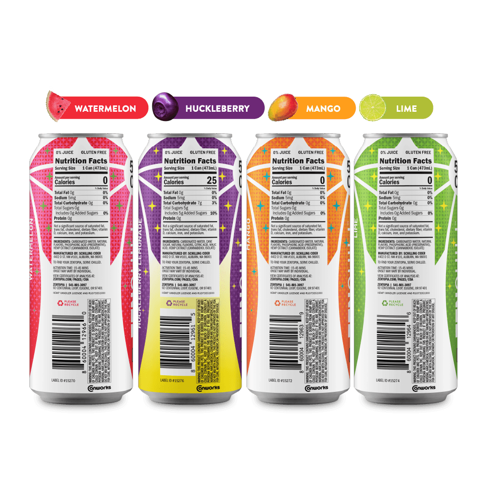 Chill Variety Pack - CBD Sparkling Water