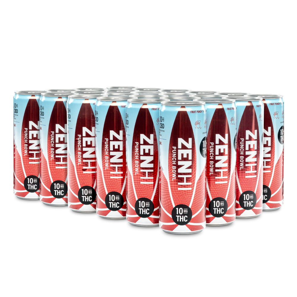 ZenHi Punch Bowl 24 Pack | THC + CBD Drinks