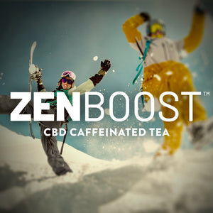 ZenBoost CBD Caffeinated Tea banner