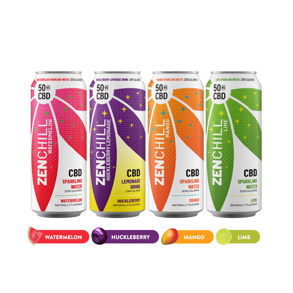 A variety of Zentopia drinks
