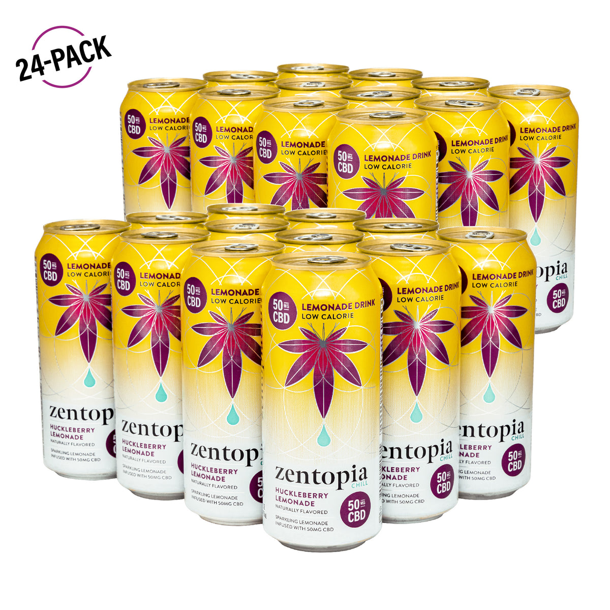 Wholesale 24-Pack | Zentopia CBD Drinks