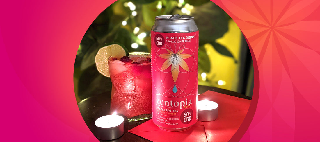 Zentopia Raspberry Zing CBD Mocktail