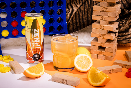 ZenHi Mocktail - Peachy Sunshine Spritz