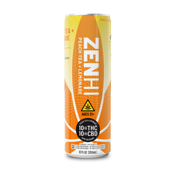 体感系 レモンミント# h4CBH THXE CNP CRDP CRDH cbn ZenHi - Peach Tea Lemonade: Delta-9 THC Drink – Zentopia