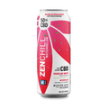 Zenchill watermelon CBD sparkling water can on a gray background
