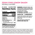 Zenhi Pink Lemon Smash - 5mg THC + 10mg CBD Drink: Nutrition Facts