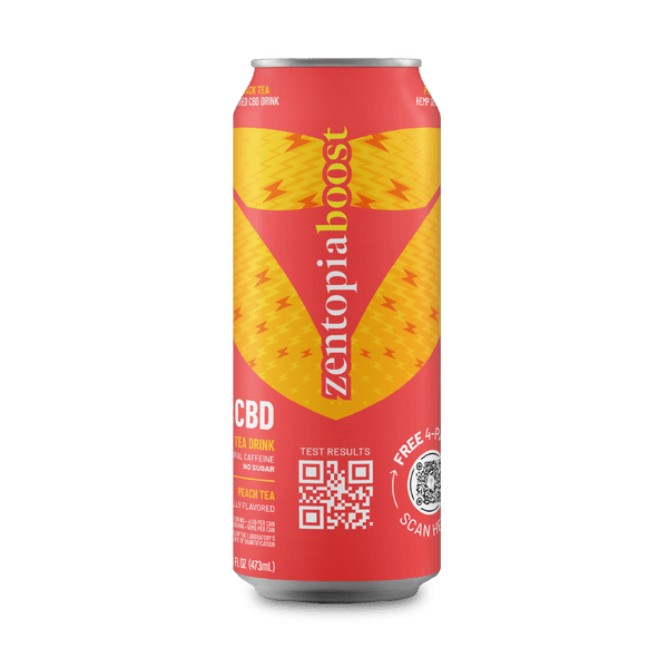 Peach Boost CBD Caffeinated Black Tea