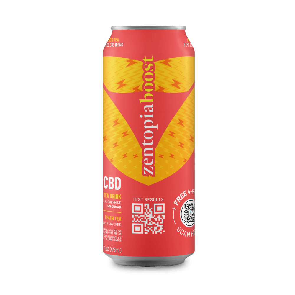 Peach Boost CBD Caffeinated Black Tea
