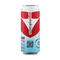 Zentopiachilli Fruit Punch CBD drink can with red and blue design on a dark gray background