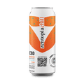 Zentopia Chill CBD drink can with orange and white design on a dark gray background