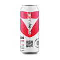 Zentopia Watermelon Chill CBD drink can on a gray background
