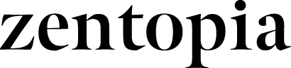 Zentopia Logo in Black Text