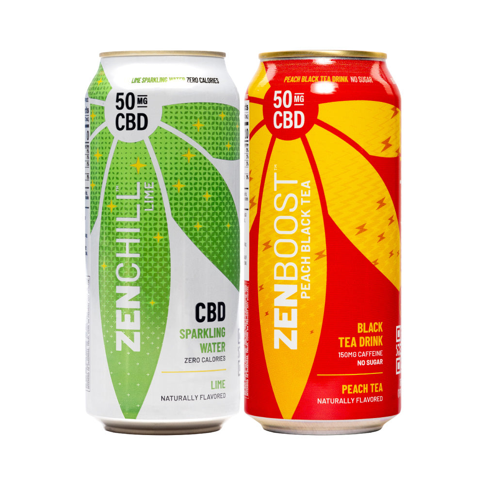 NEW【極サティバ】1ml  CBD CBN  CBG ∇76 CBD Tea & CBD Sparkling Water Variety Pack | Boost & Chill