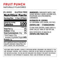 Zentopia Fruit Punch Chill CBD Sparkling Water - Nutritional Facts
 