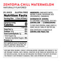 Zentopia ZenChill Watermelon CBD Sparkling Water nutrition facts