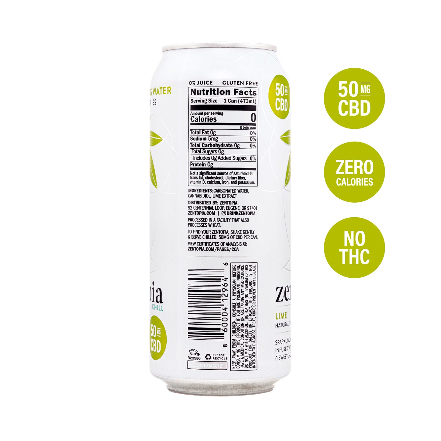 GS-Lime Chill CBD Sparkling Water