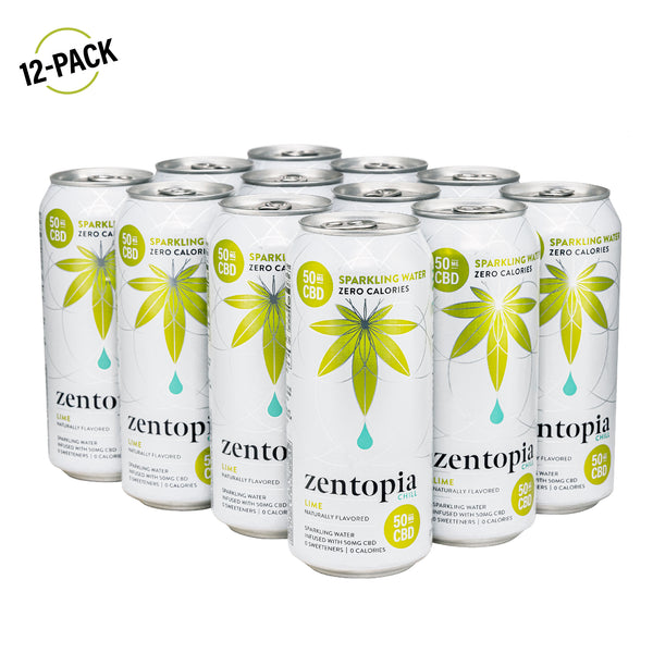 Lime Chill CBD Sparkling Water